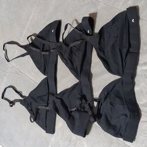 New MeUndies Feel Free Triangle Bralette Lot Of 3 size Large